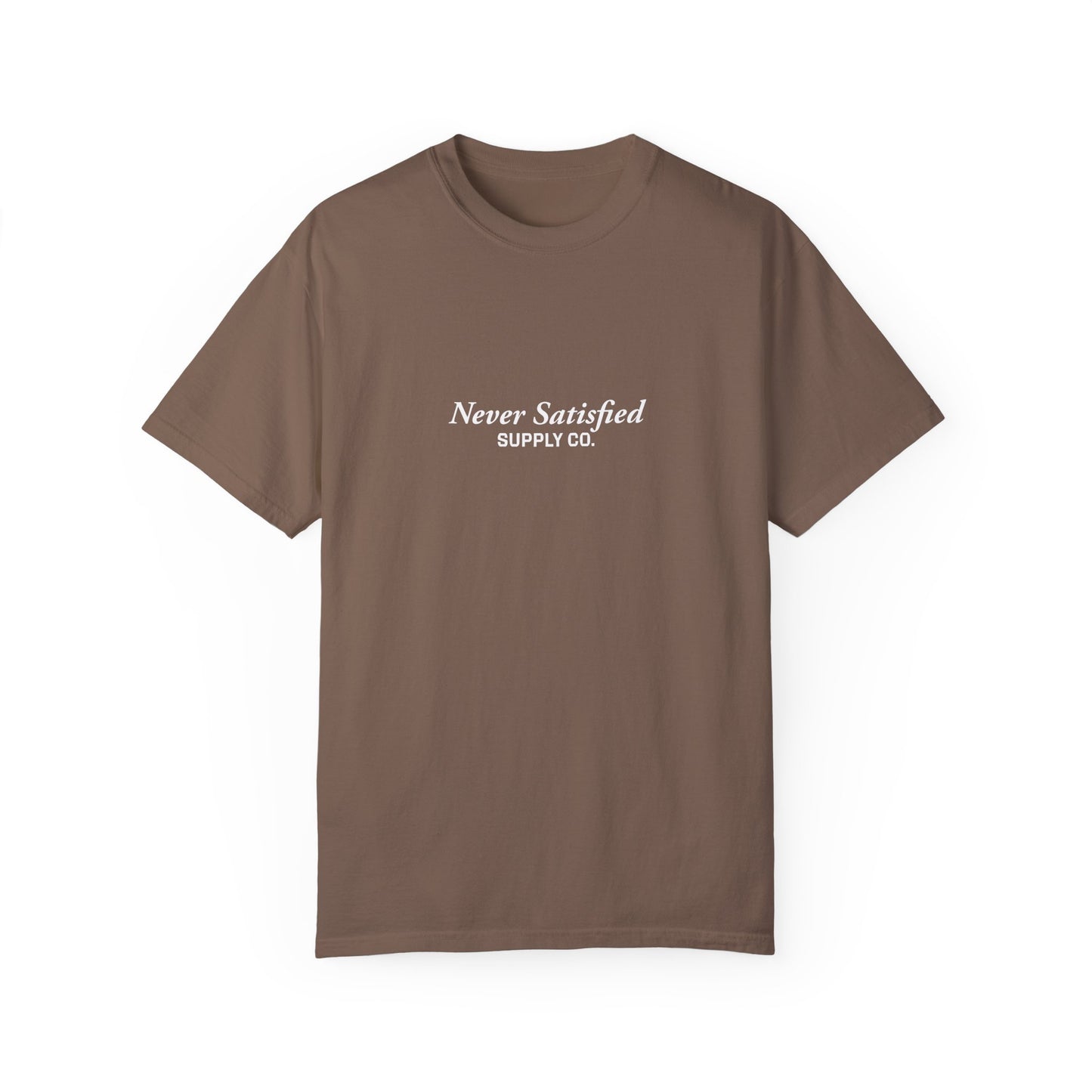 Unisex Never Satisfied Supply Co. T-Shirt